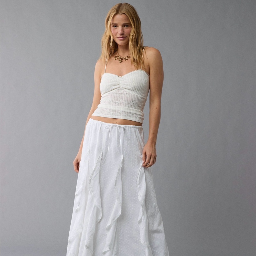 American Eagle Lace Maxi Skirt